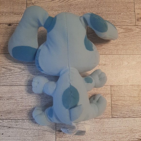 Blues Clues Blue Puppy Dog Plush Viacom Nick Jr Stuffed Animal Toy 7” Paw Print - Picture 3 of 6